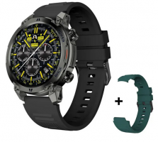 SMARTWATCH ARGOMTECH C70 BLACK ALUMINIUM 2 STRAPS INCLUIDED BLACK Y GREEN 1.39 DISPLAY